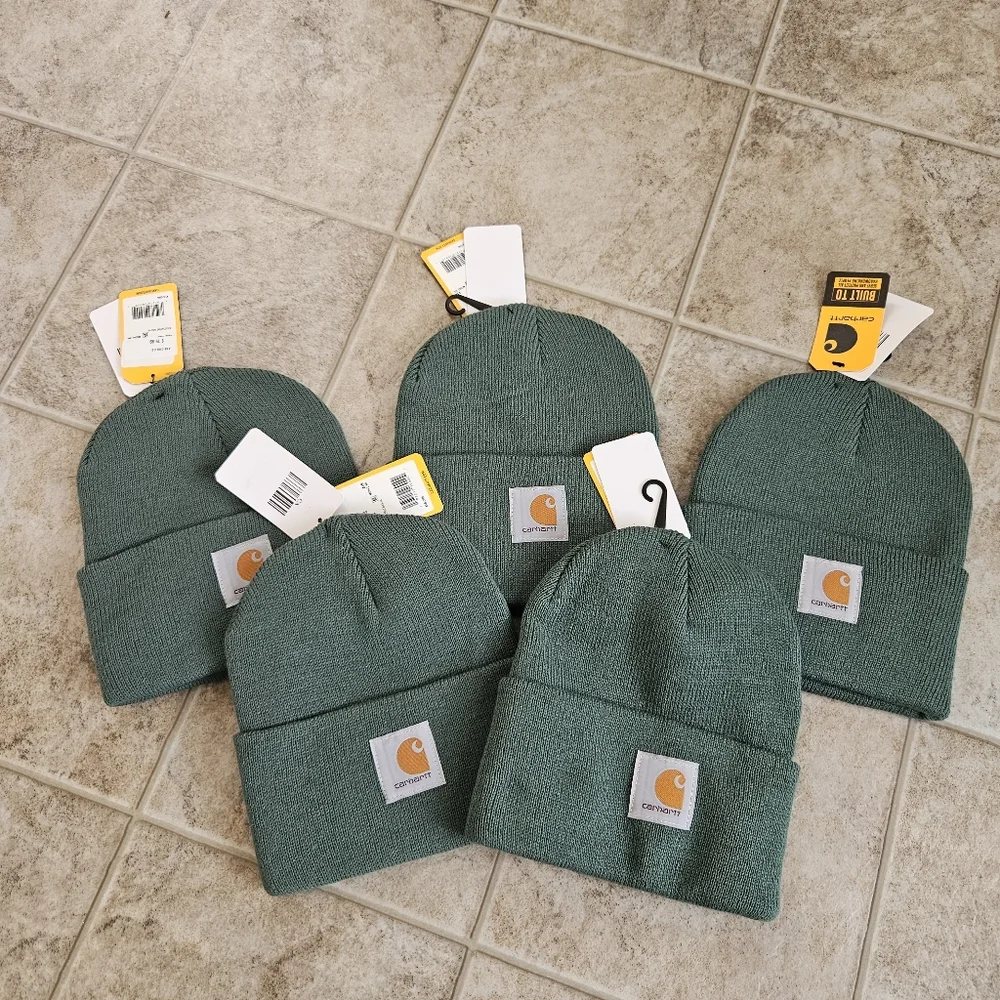 Carhartt Green Beanie NWT - Picture 6 of 6